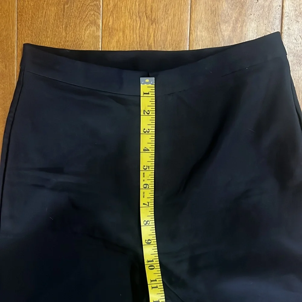 Love Tree Black Flare Boot Cut Mid-Rise Pants Size M Work Office Classic - Picture 9 of 10